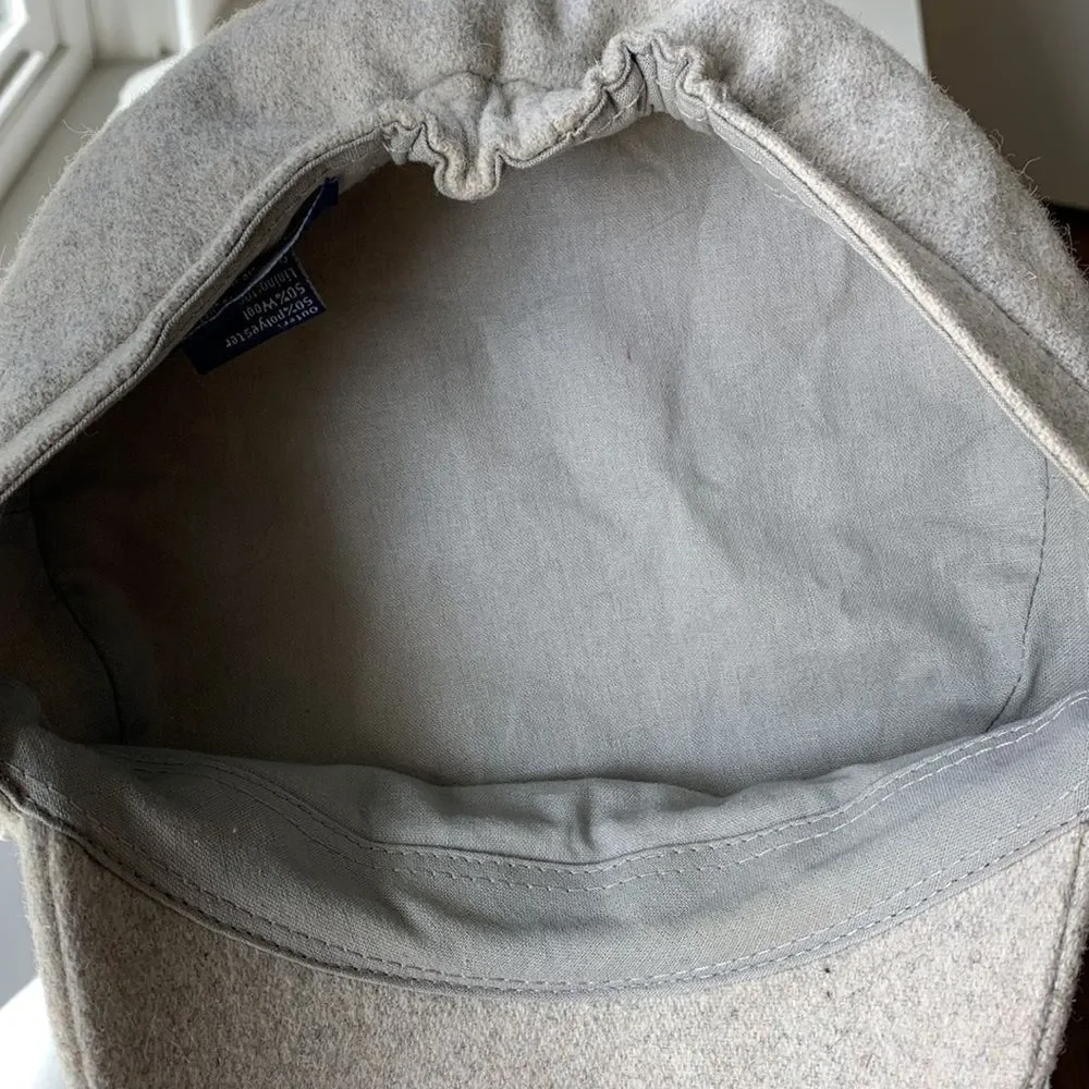 HAT ATTACK hat wool blend elastic back military inspired hat women’s